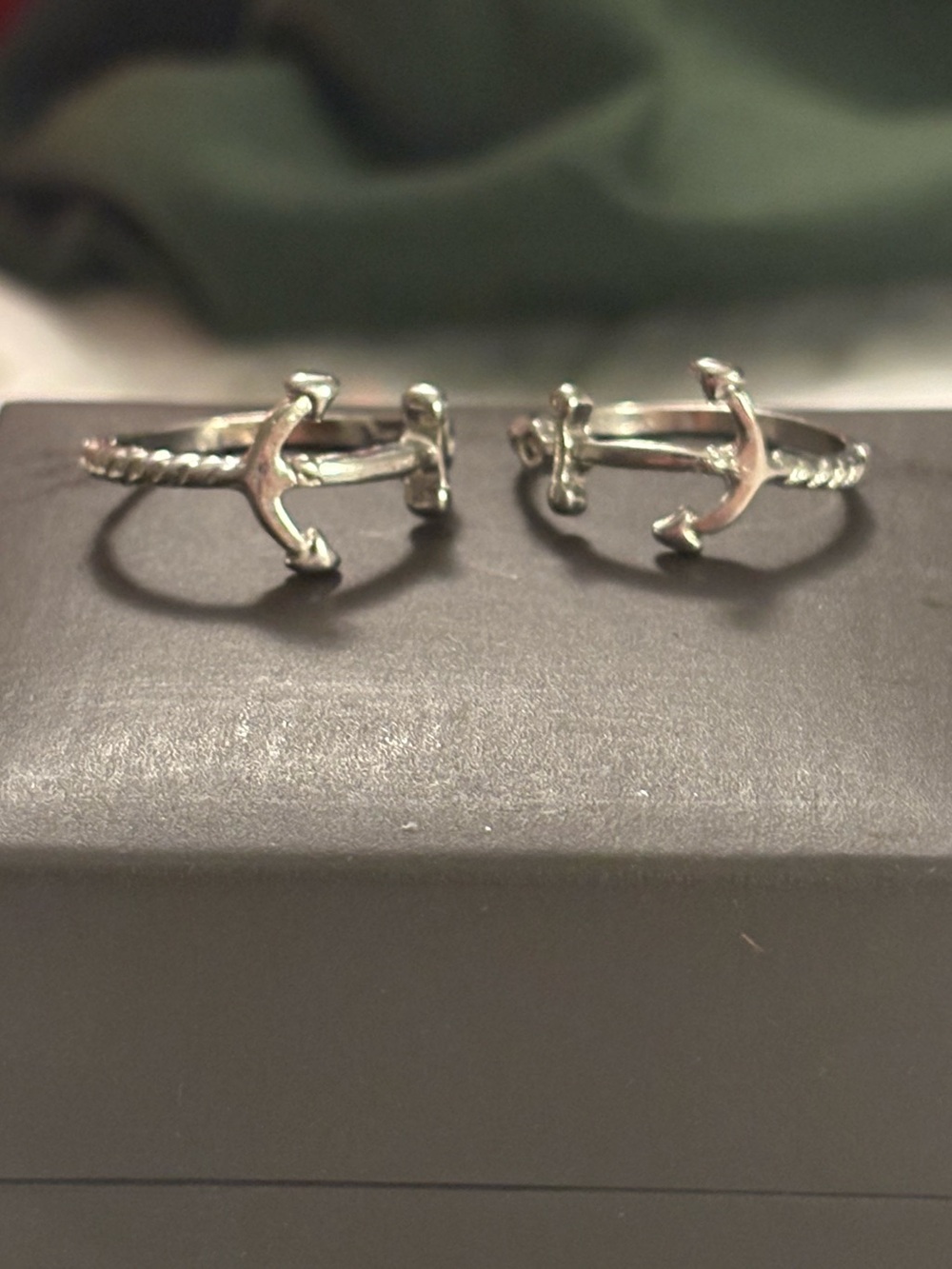Set of Two Nautical Rings size 8 (Perfect Friendship Gift!)